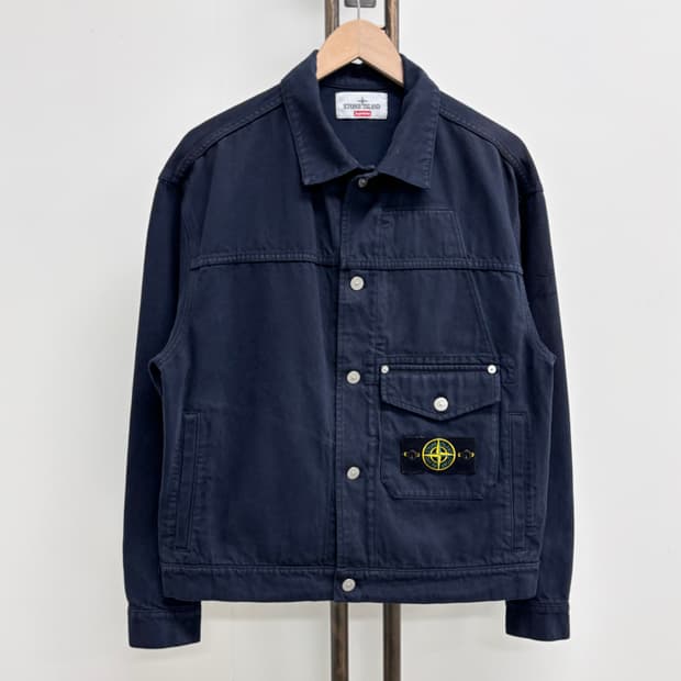 [S]스톤아일랜드 슈프림 데님 자켓