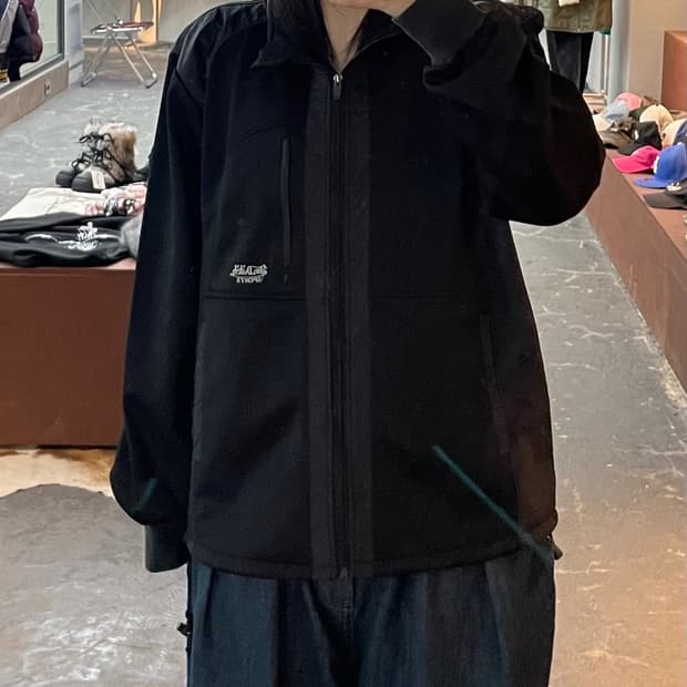 본더치 스포츠 블랙 집업 자켓 H1727