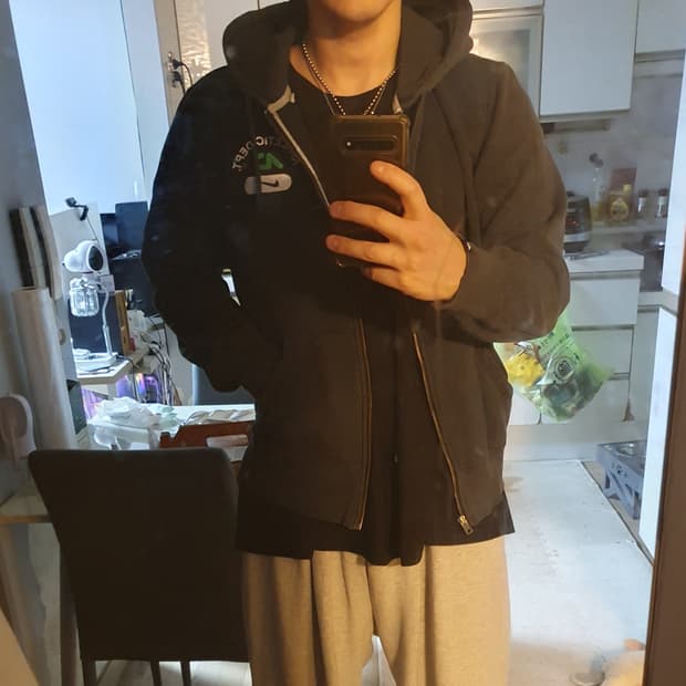 NIKE 나이키 오버핏 후드집업)100