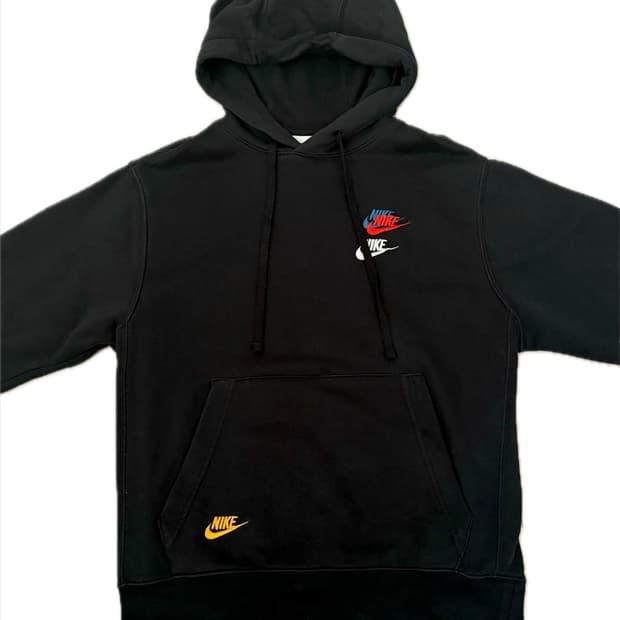 나이키 에센셜 후드티 블랙 s