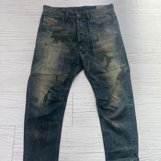 디젤 데님 청바지 워싱진