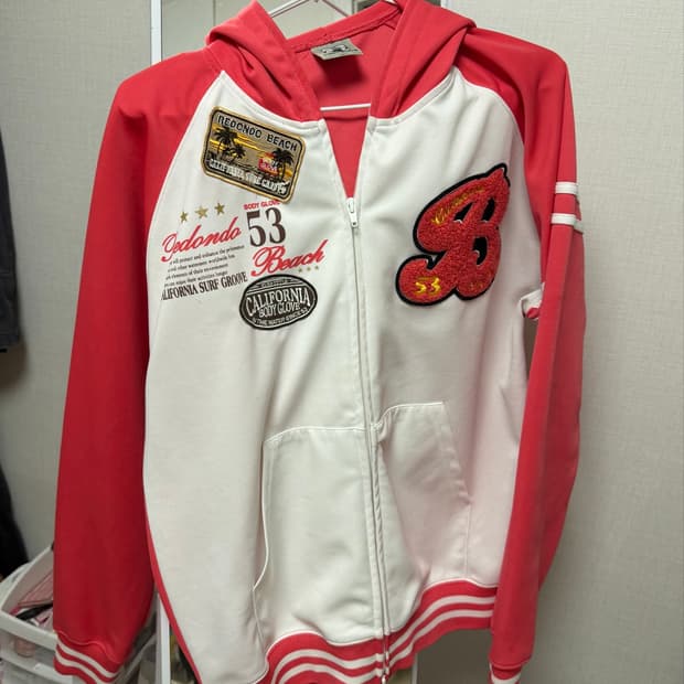 bady glove hoodie zip-up 