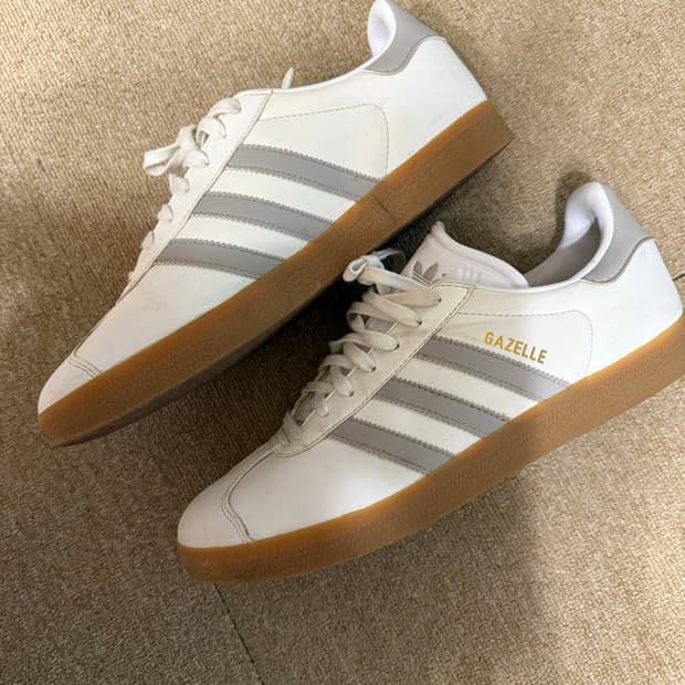 아디다스 가젤  화이트 그레이 깨끗  270
