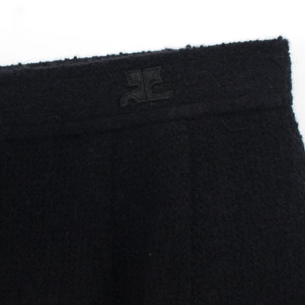 꾸레쥬 울 기본 베이직 미디 에이치라인 스커트 치마