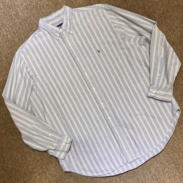 (17 1/2) POLO 폴로 랄프로렌 스트라이프 셔츠 클래식핏