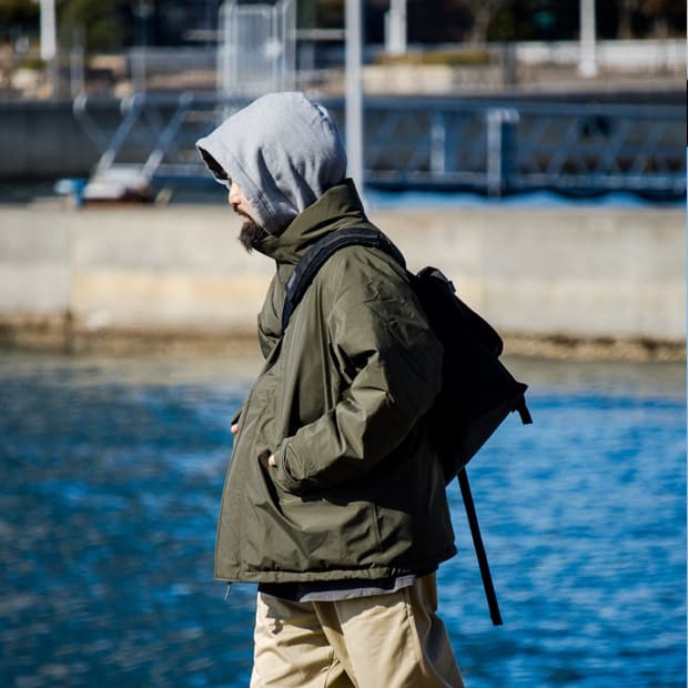 나나미카 숏다운 자켓 L 카키