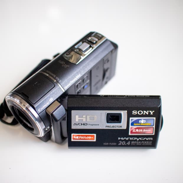 Sony HDR - PJ590V/ 빈티지 디지털 캠코더