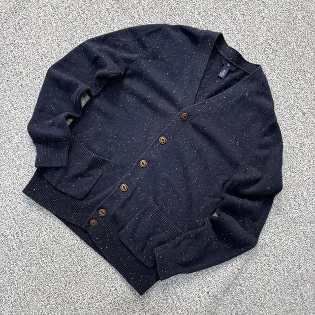 M 갭 남성 울 니트 브이넥 가디건 0402J
