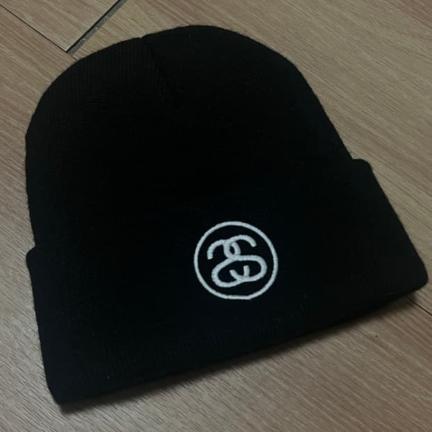 스투시 비니 블랙