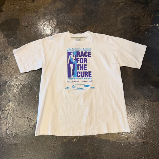 90s Made in USA ARIZONA 싱글스티치 러닝맨 반팔티XL