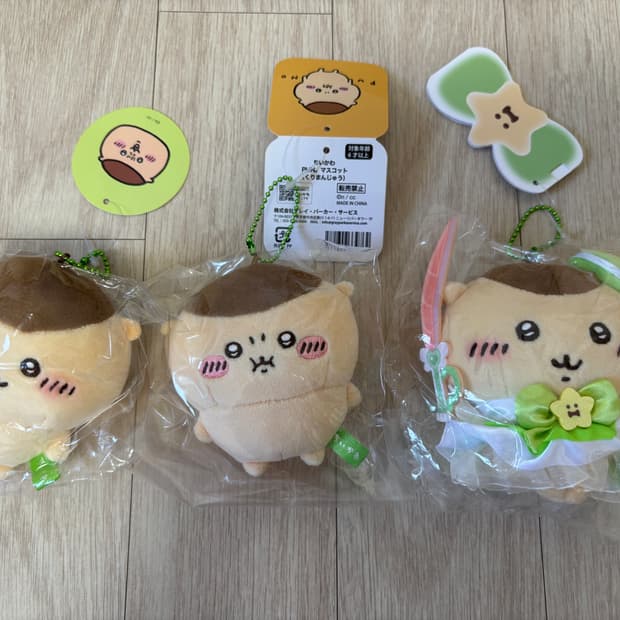 (치이카와정품)쿠리만쥬 마스코트세트3