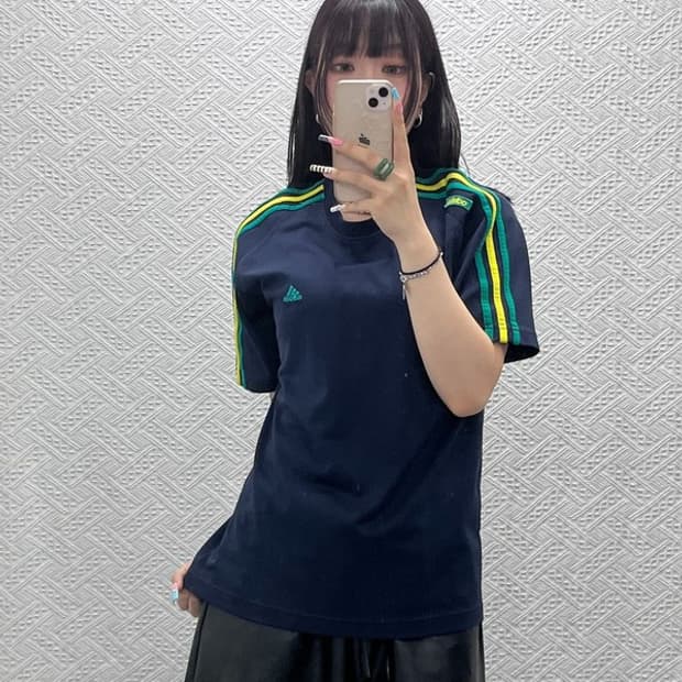 아디다스 올드스쿨 브라질 삼선 카라 반팔티 90 C12994