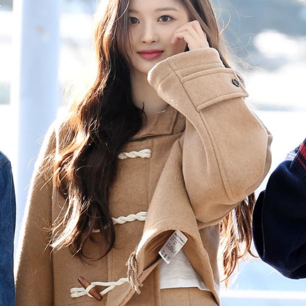 당일배송)키르시 후드 하프 더플코트 베이지 2사이즈