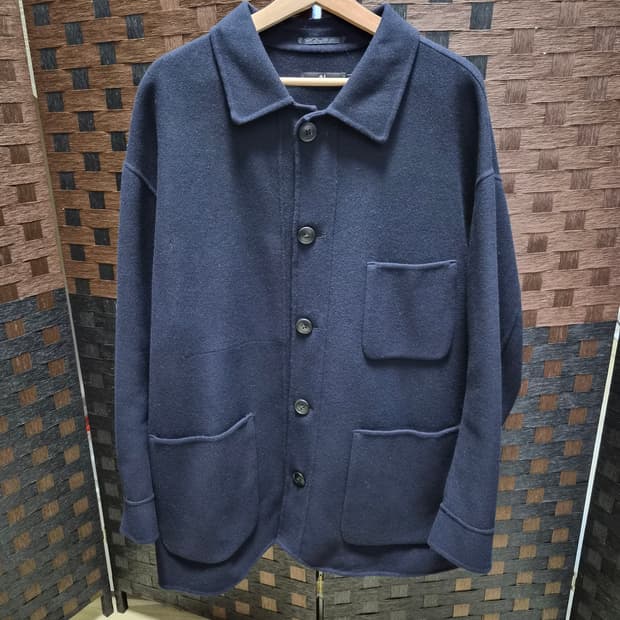 유니클로 x 질샌더 울 하프코트 XL size