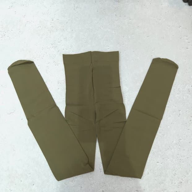 80데니어 올리브카키 겨울 팬티스타킹