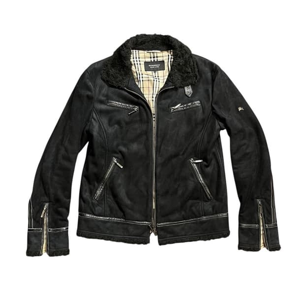 BURBERRY ZIP UP JACKET