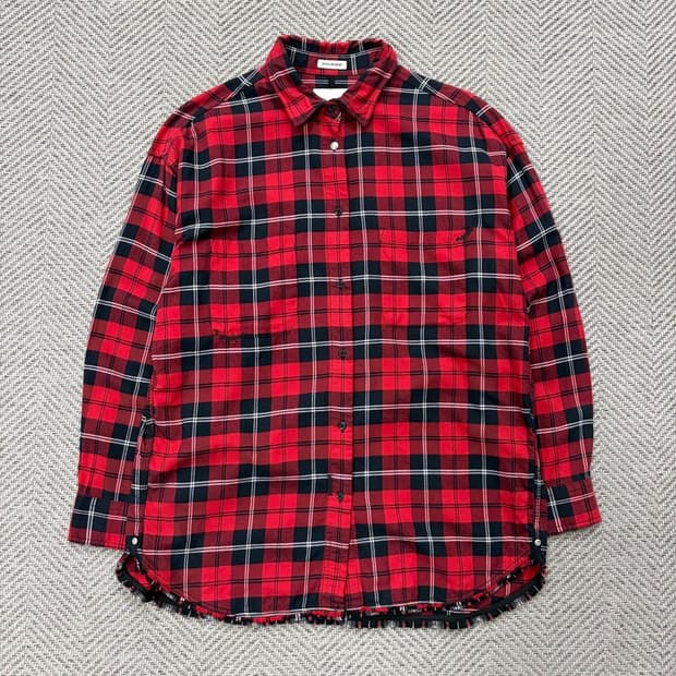 니코앤드 체크셔츠 v1407