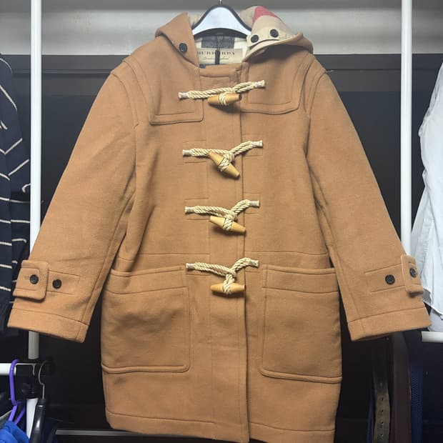 버버리 그리니치 더플코트 미드 카멜 06사이즈 새제품