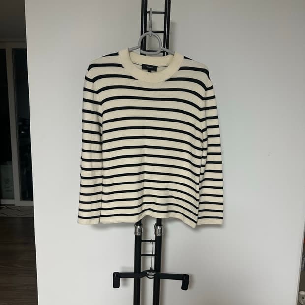 Theory 띠어리  스트라이프 여성  니트티-M사이즈