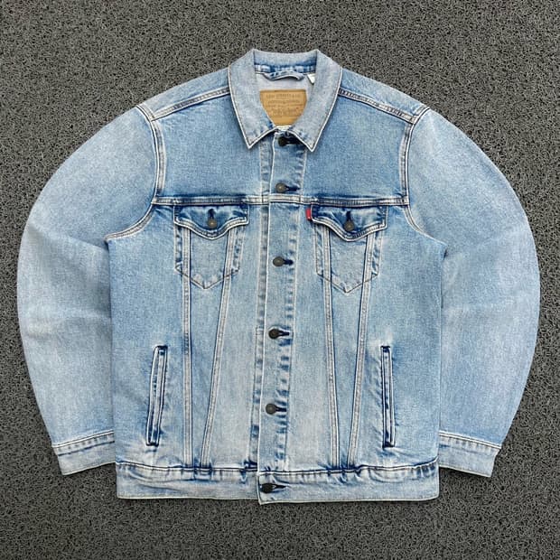 Levis 리바이스 프리미엄 레드텝 워싱 데님 트러커 