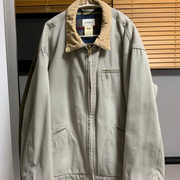 카키스 디스트레스드 덕 자켓 (엑스라지)