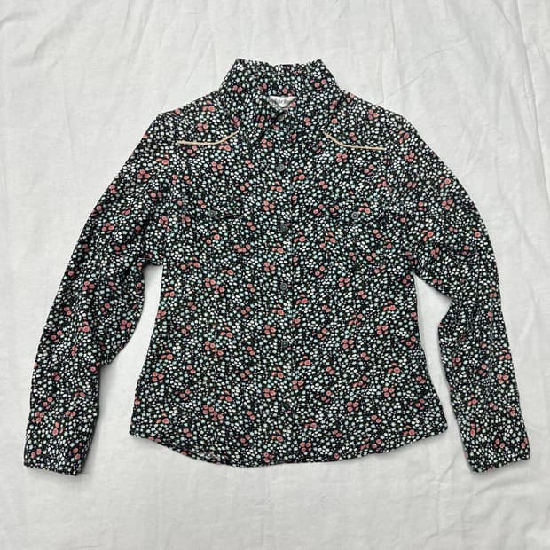 rote rose 꽃패턴 셔츠