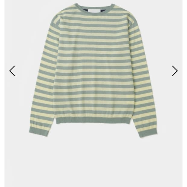 구매) 강정석 stripe boat neck T 50사이즈 삽니다