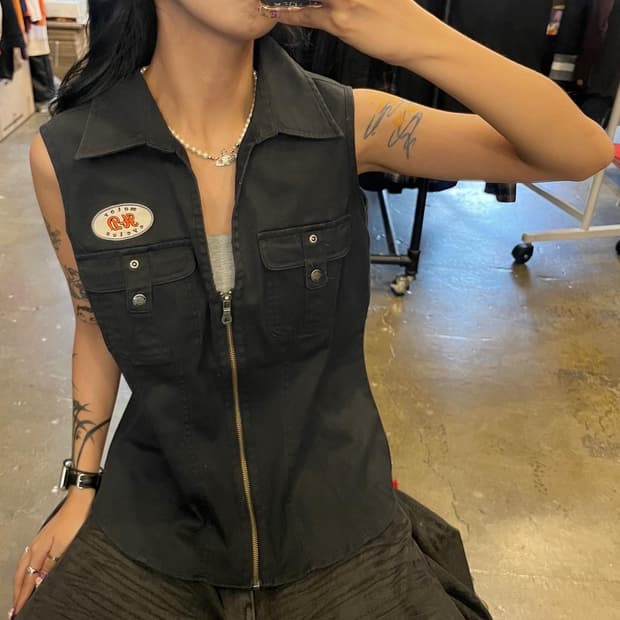 Harley Davidson Y2K Shirt Vest