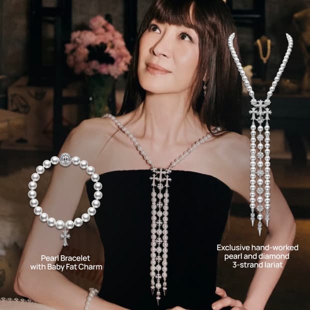 크롬하츠 X 미키모토  Chrome Hearts X Mikimoto 팔찌