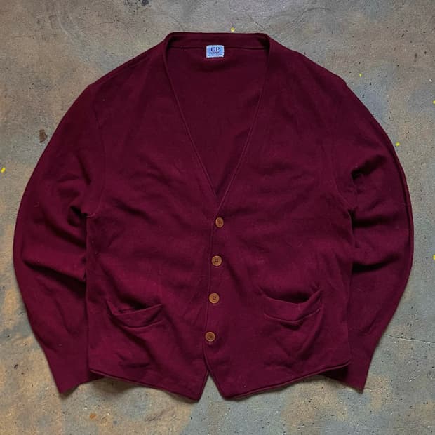 80s CP컴퍼니 아카이브 울 가디건