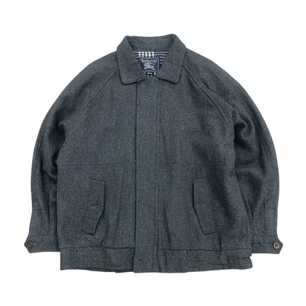 버버리 울 자켓