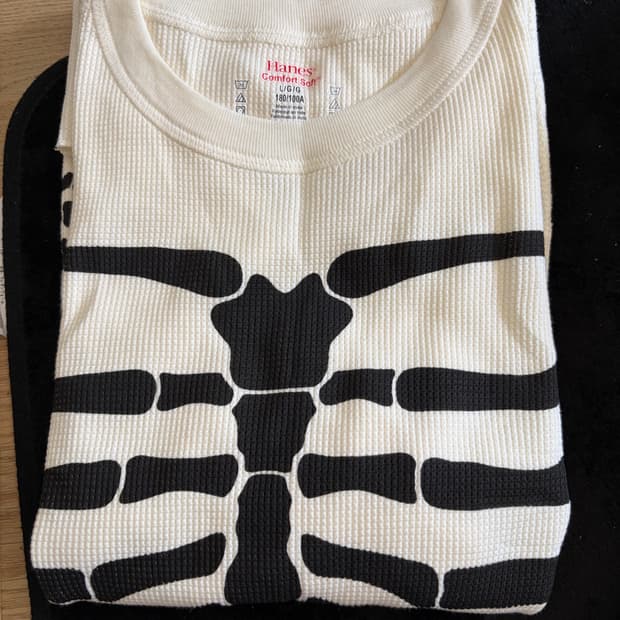 슈프림 헤인즈 본즈 써멀 크루 내츄럴 [L]