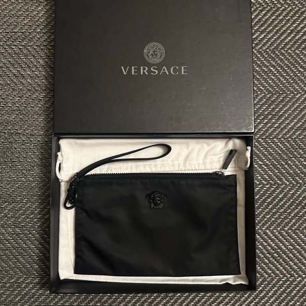 베르사체 나일론 메두사 클러치