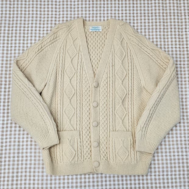 한림수직 울100 니트 가디건 남자100