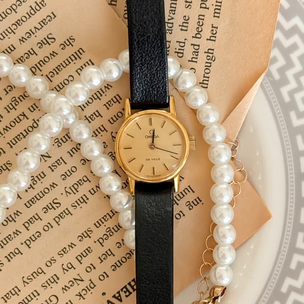 오메가 드빌 골드 수동 시계