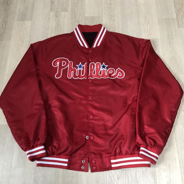 (XXL) 빈티지 Vintage MLB 필라델피아 필리스 바시티 점퍼