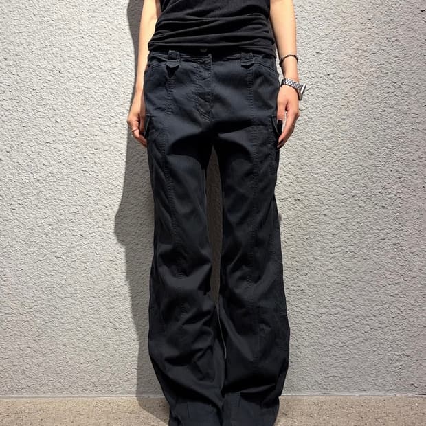 girlstockroom 네이비 팬츠 빈티지