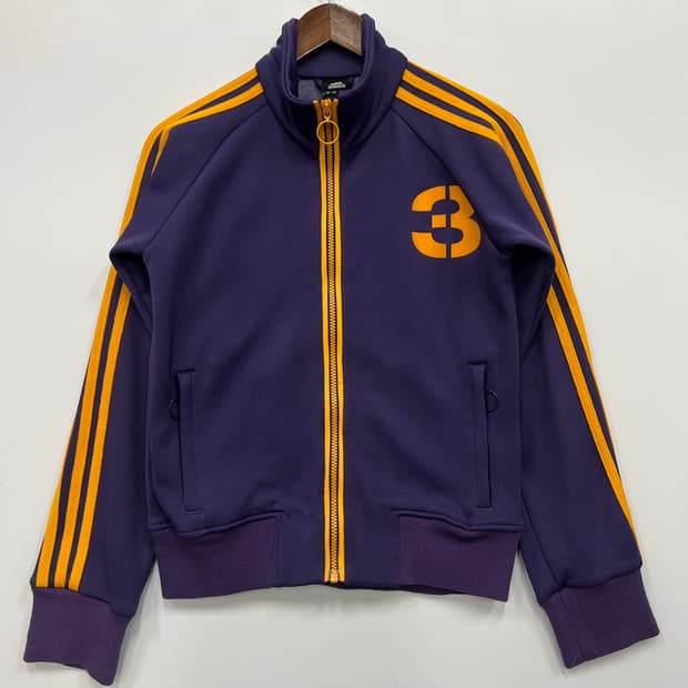 퍼플 &오렌지 아디다스 져지