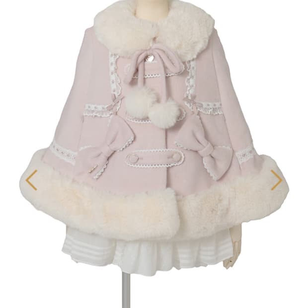 리즈리사 2025 샤기 리본 판초