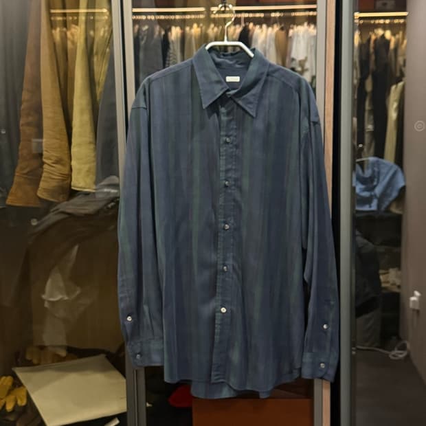 아프레쎄 Silk Rayon Regular Collar Shirt