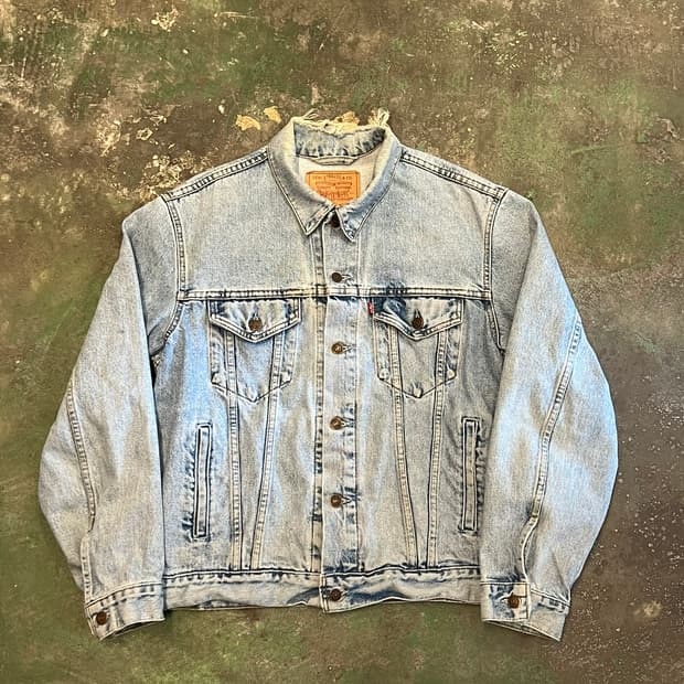 90's [L] 리바이스 빈티지 데님 트러커 자켓 유럽 타입3