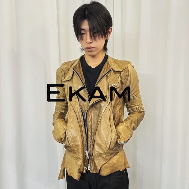 EKAM Asymmetrical Leather jacket