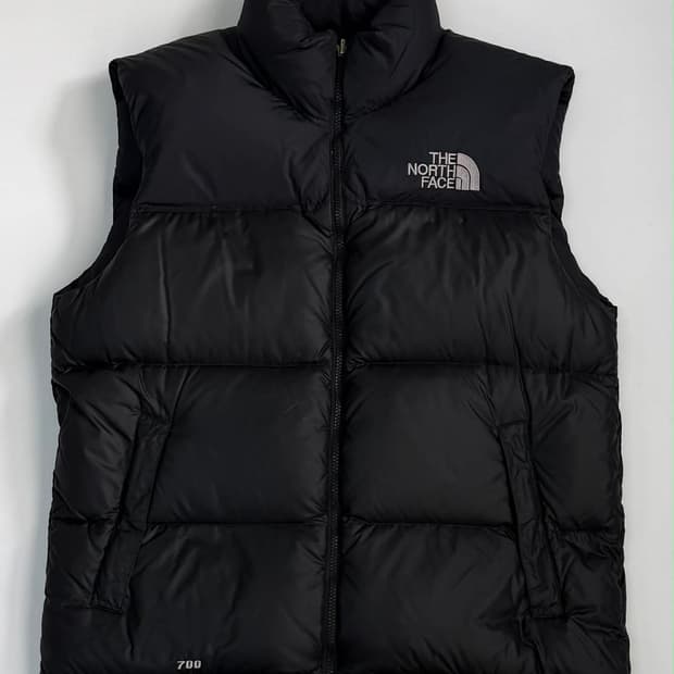 [100] 노스페이스 700필 다운 베스트 블랙 쪼끼패딩