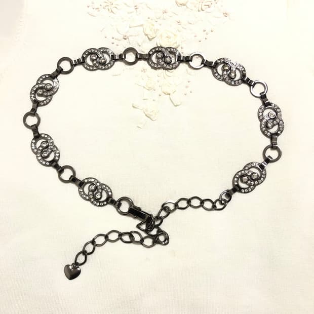 빈티지 체인벨트 긱시크 y2k 페어리 오리엔탈 갸루 펑크 아카이브