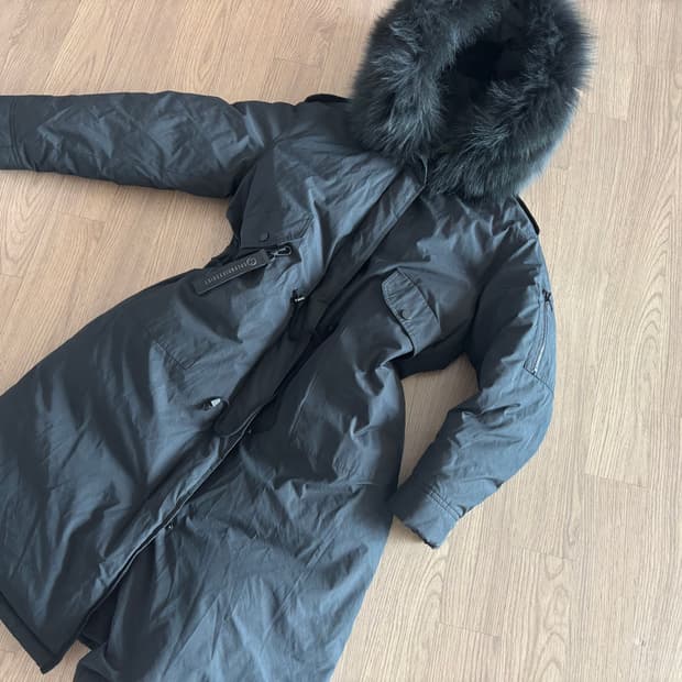 에고이스트 야상 구스 롱패딩 여성 5566