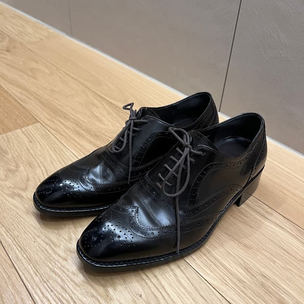 커스텀 윙팁 정장구두 255 키높이 5.5cm