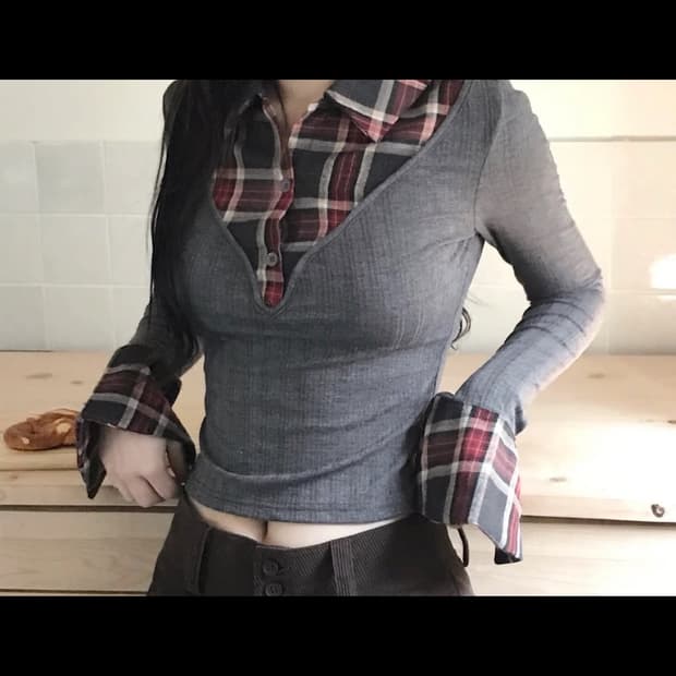 클라우드이모션 레이어드셔츠