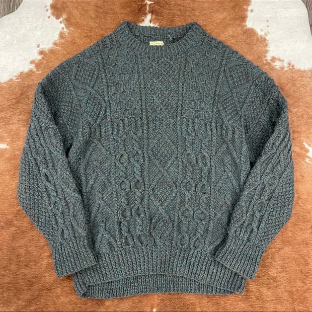 100%wool hand knit