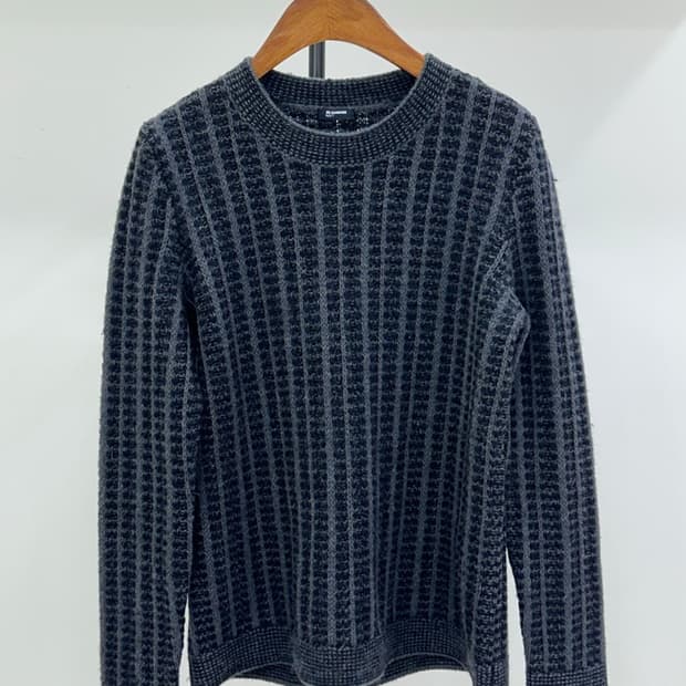 질샌더 네이비 니트