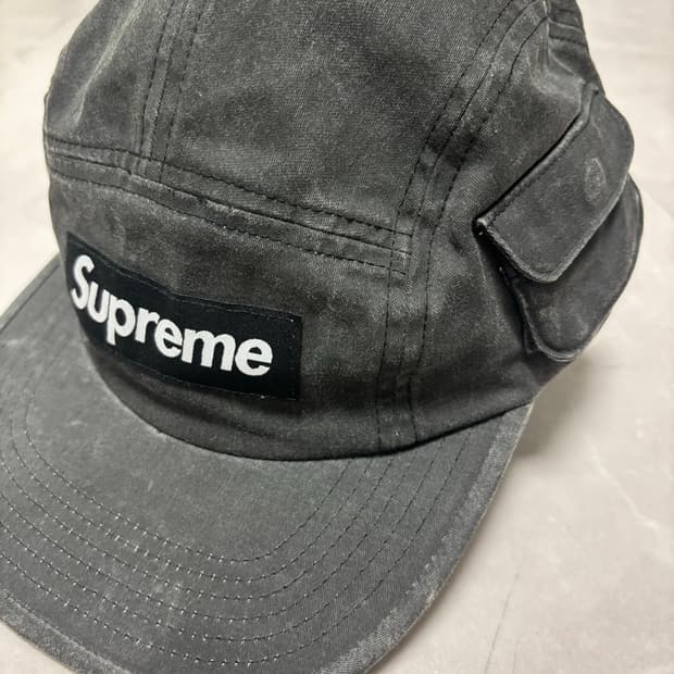 슈프림 블랙 데님모자19FW